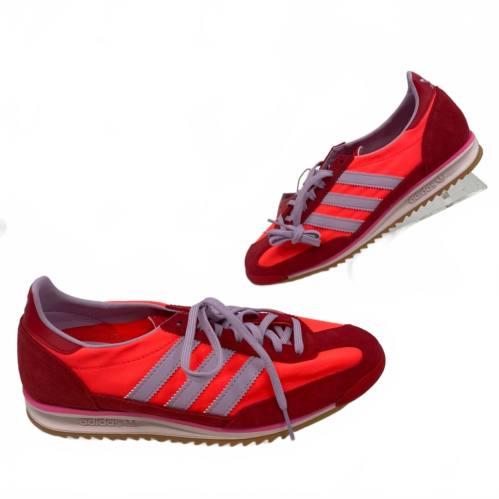 adidas Red Purple Sneakers SL 72 OG Lace-Up | Womens 7.5